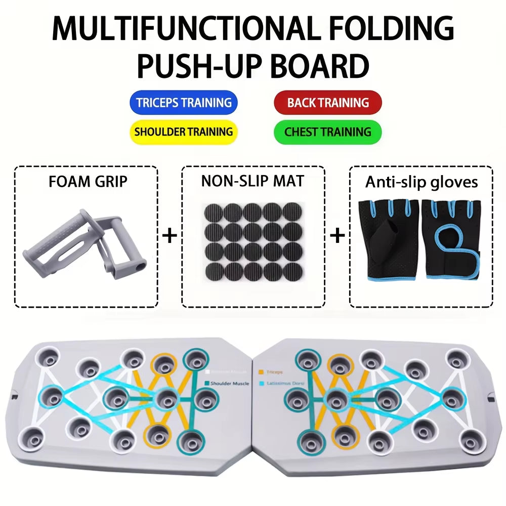 Multifunctional Push-Up Board Set: Total Body Training
