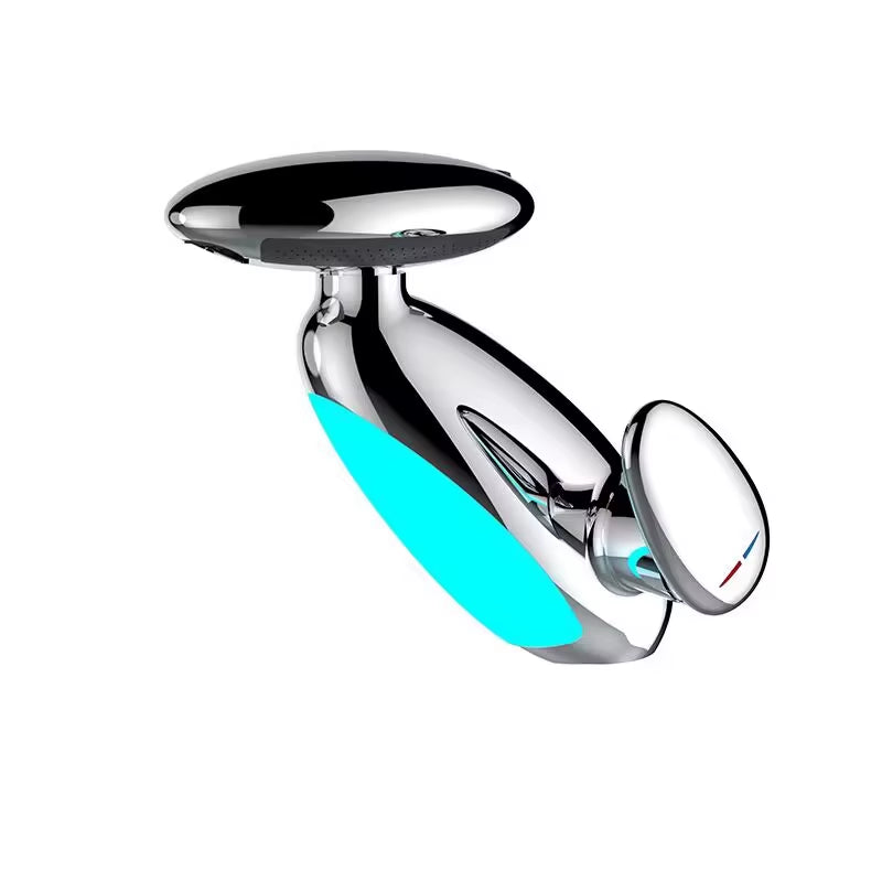 Transform Your Bathroom with the Elegant Deck Mounted LED Pull Out Faucet – 4 Modes Waterfall Basin Sink Mixer in Matte Black