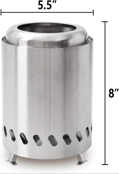 Portable Stainless Steel Wood Stove