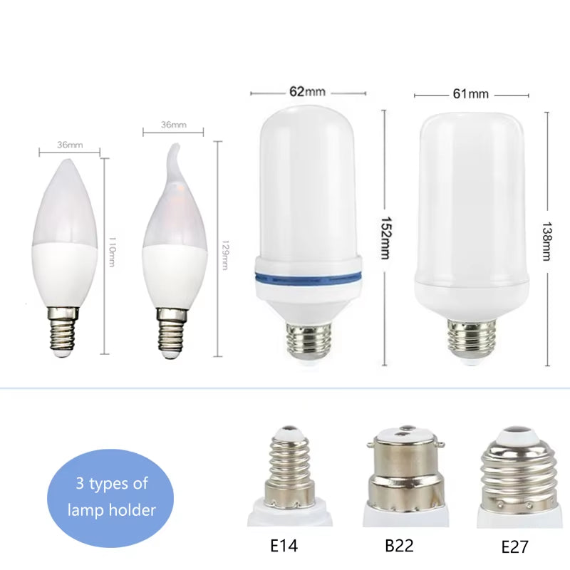 LED Flame Effect Bulb