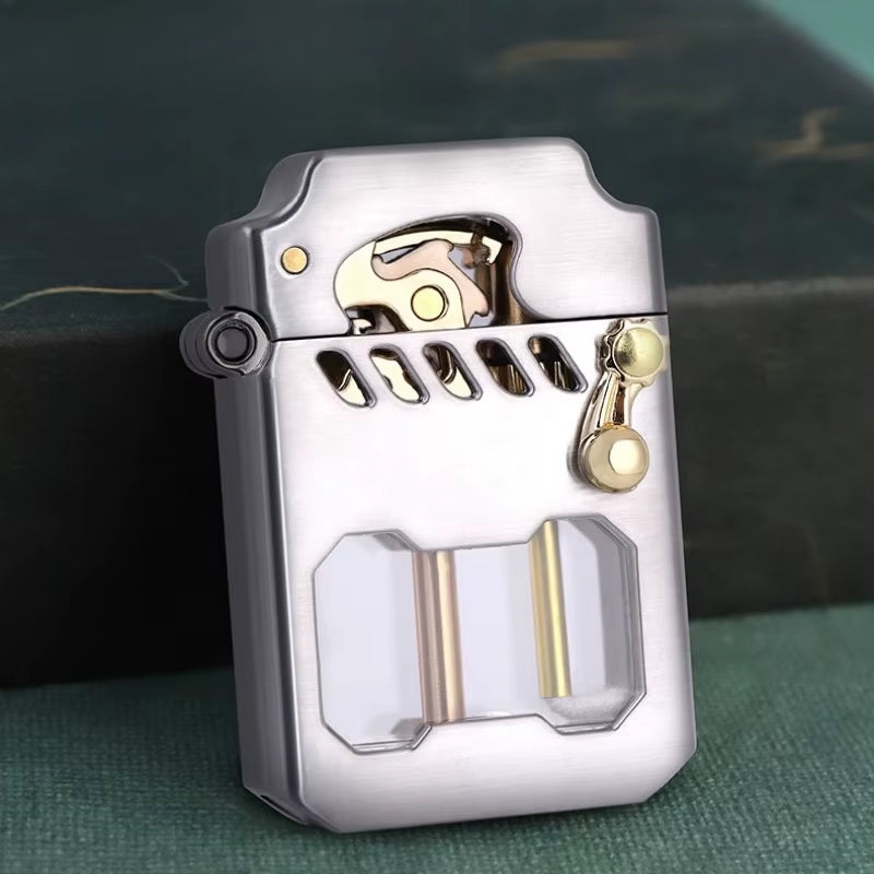 Mecha Style Metal Rocker Lighter