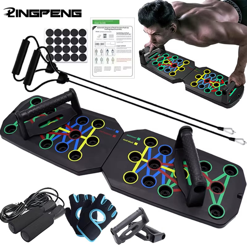 Multifunctional Push-Up Board Set: Total Body Training