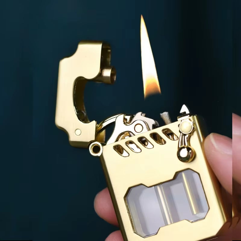 Mecha Style Metal Rocker Lighter