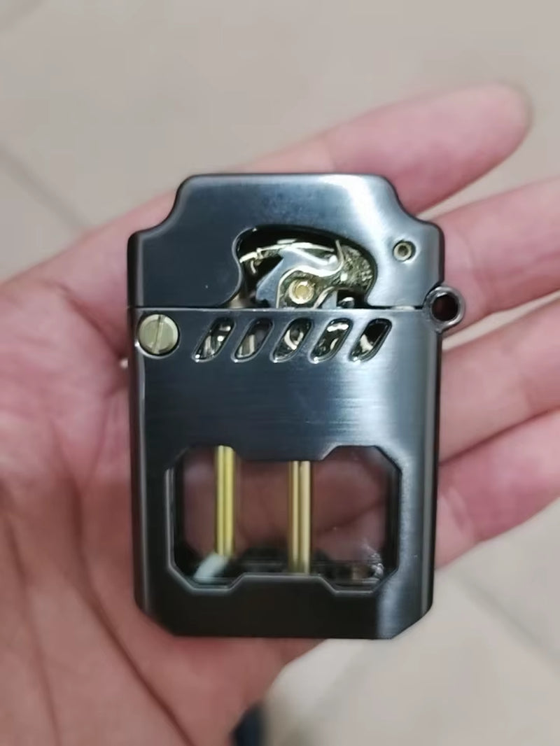 Mecha Style Metal Rocker Lighter