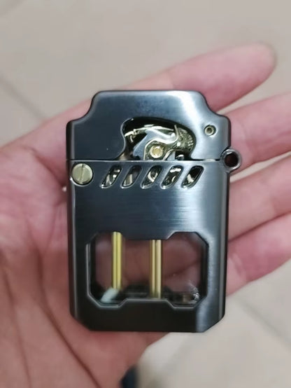 Mecha Style Metal Rocker Lighter