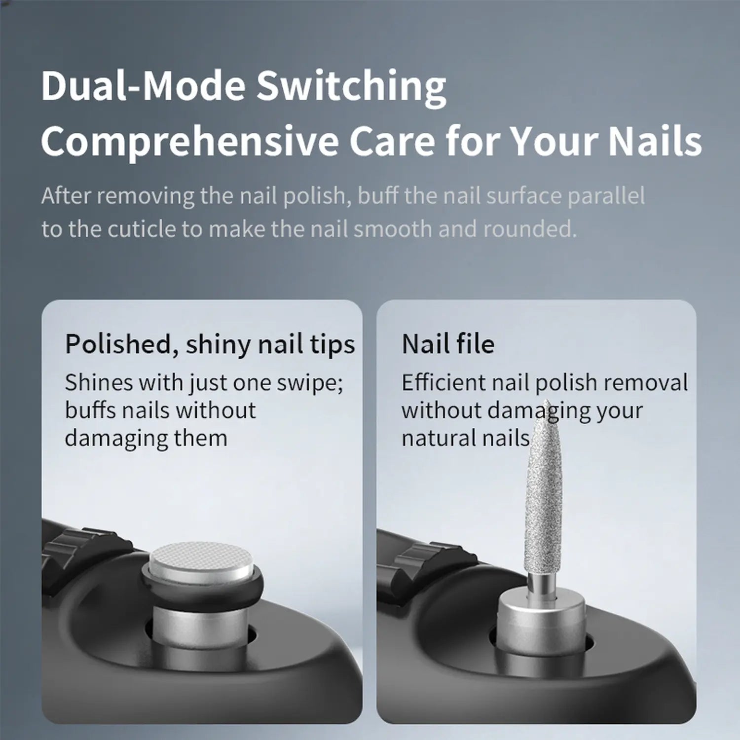 Myotara 3-in-1 Electric Nail Clipper – Effortlessly Trim, Shape & Smooth Nails for the Whole Family with Adjustable Slots, Built-In LED Light & Magnifier