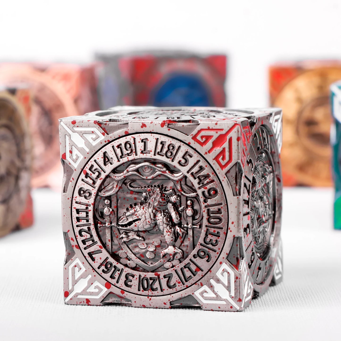 DnD Metal Spinner Dice Set