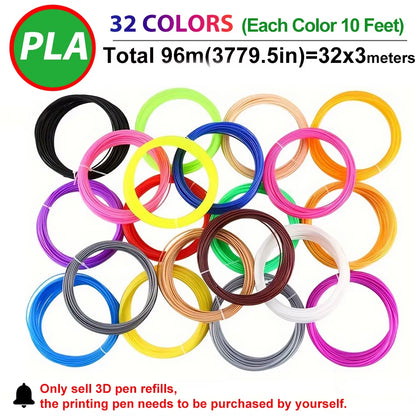 3D Pen PLA Filament Bundle