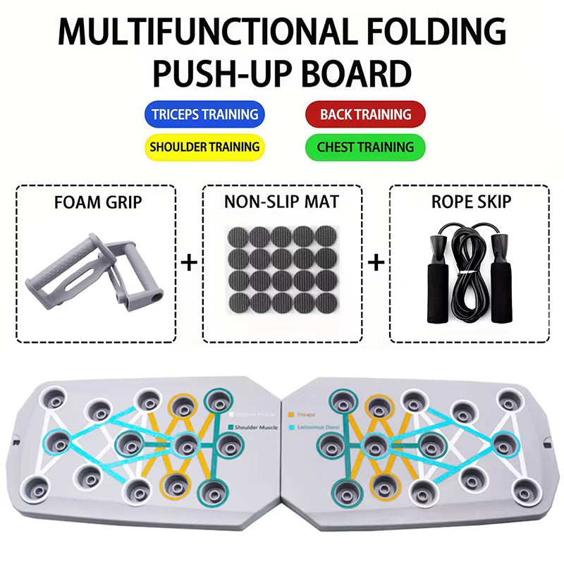 Multifunctional Push-Up Board Set: Total Body Training