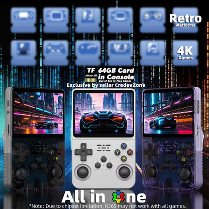 R36S Retro Game Console