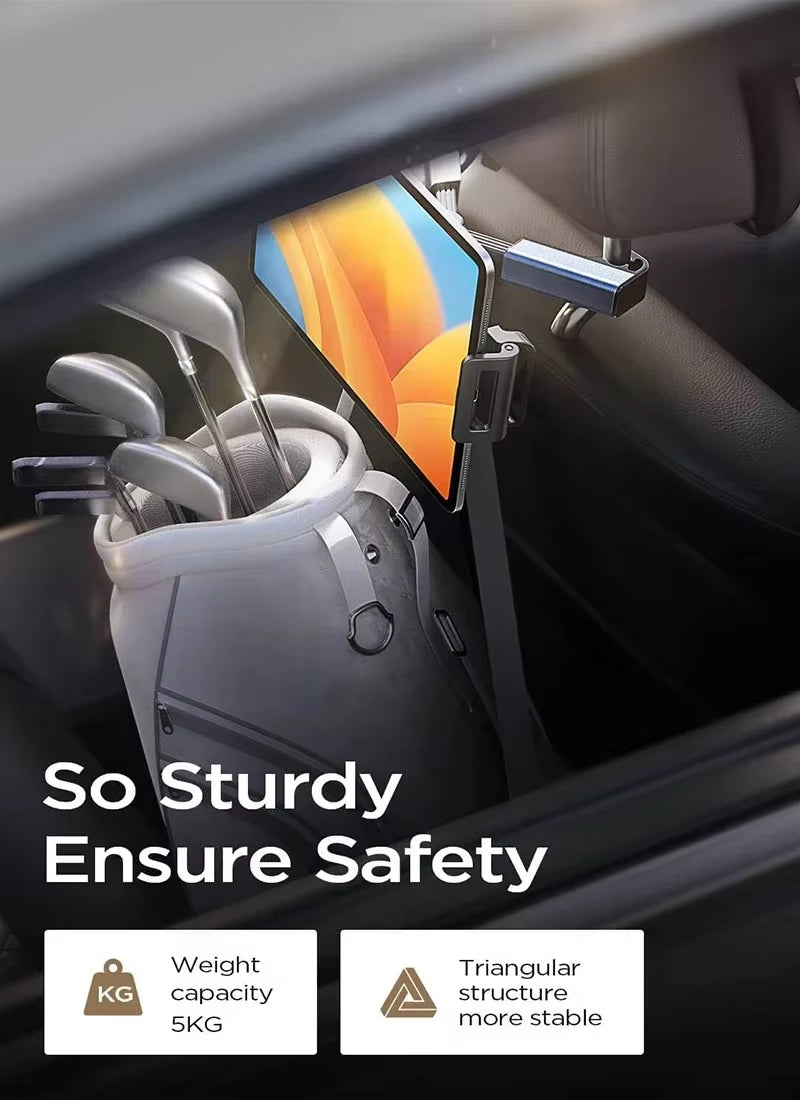 Car Headrest Tablet Holder