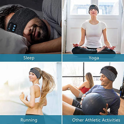 Wireless Music & Sleep Headband: 2-in-1 Comfort