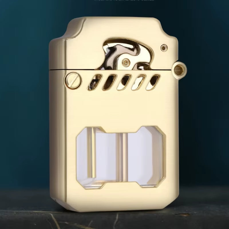 Mecha Style Metal Rocker Lighter