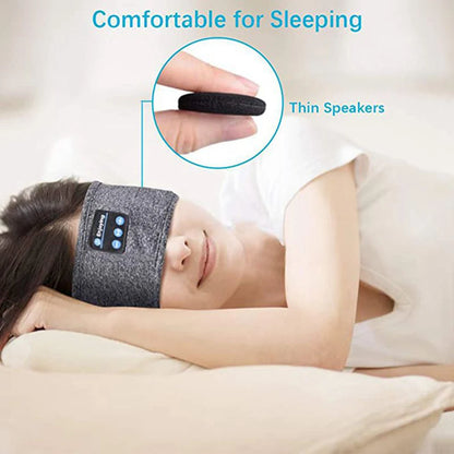 Wireless Music & Sleep Headband: 2-in-1 Comfort