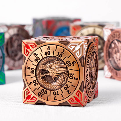 DnD Metal Spinner Dice Set